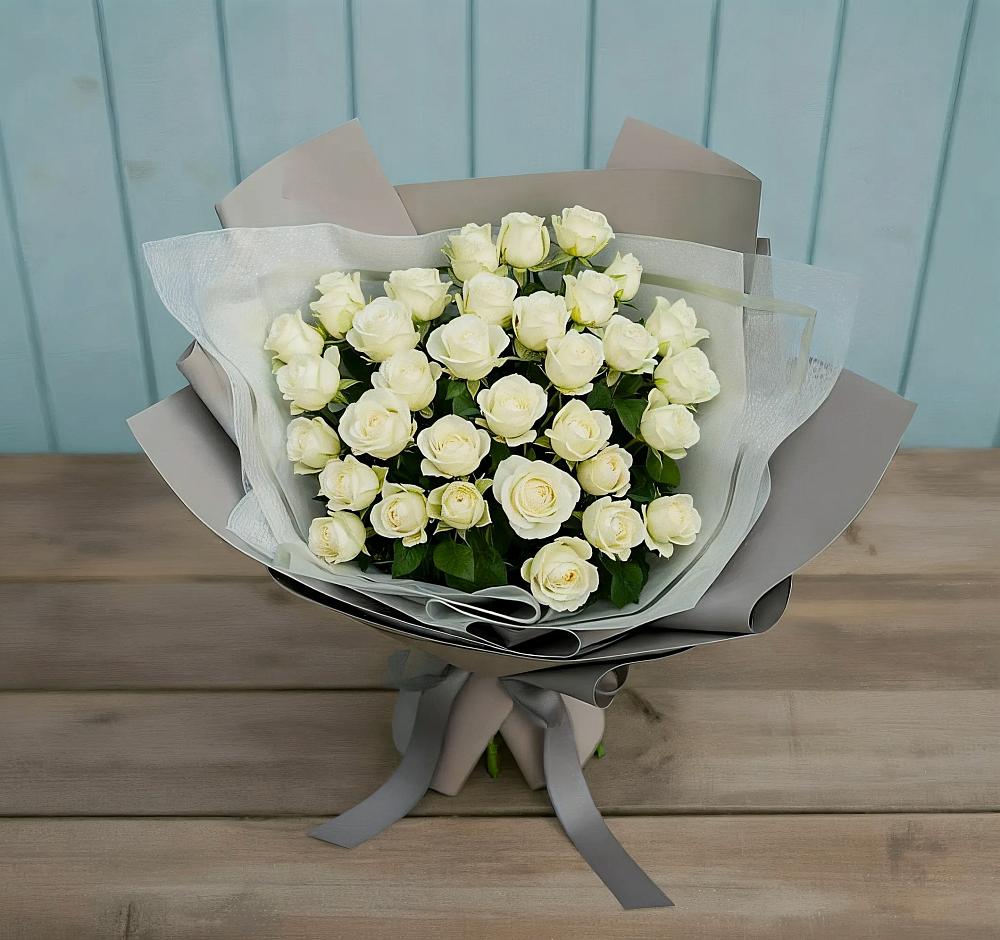 Букет Белоснежная нежность в Сытьково