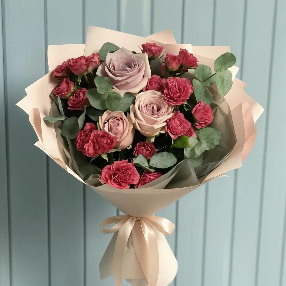 Букет цветов из: Гвоздики и Розы в Сытьково