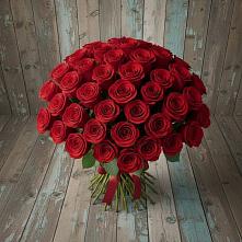 Букет 55 Красных роз Фридом #REPLACE_PRED# Сытьково
