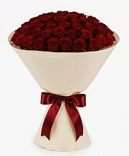 Букет 101 Бордовая роза Блэк Бакарра в Сытьково