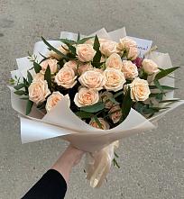 Букет Кремовые розы Латте в Сытьково