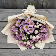 Букет цветов из:  Розы и Хризантемы в Сытьково
