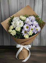 Букет цветов из:  Хризантемы и Розы в Сытьково