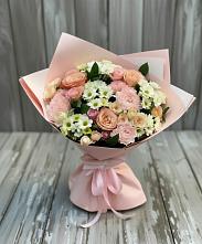 Букет цветов из:  Гвоздики, Розы и Хризантемы в Сытьково