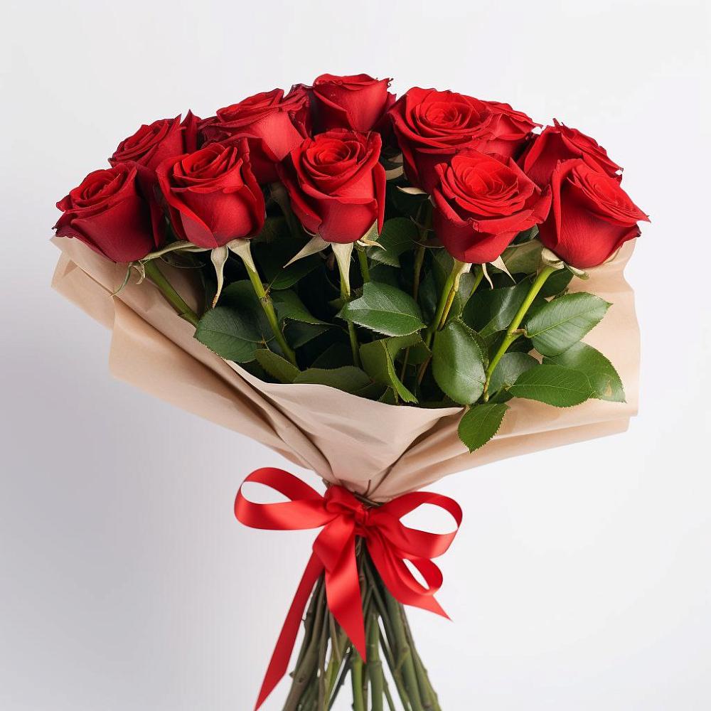 Букет 11 Красных роз Эдлесс Лав в Сытьково