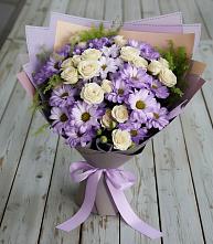 Букет цветов из:  Хризантемы и Розы в Сытьково