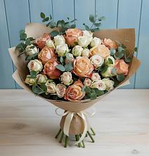 Букет цветов из:  Альстромерии и Розы в Сытьково
