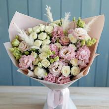 Букет цветов из:  Альстромерии и Розы в Сытьково