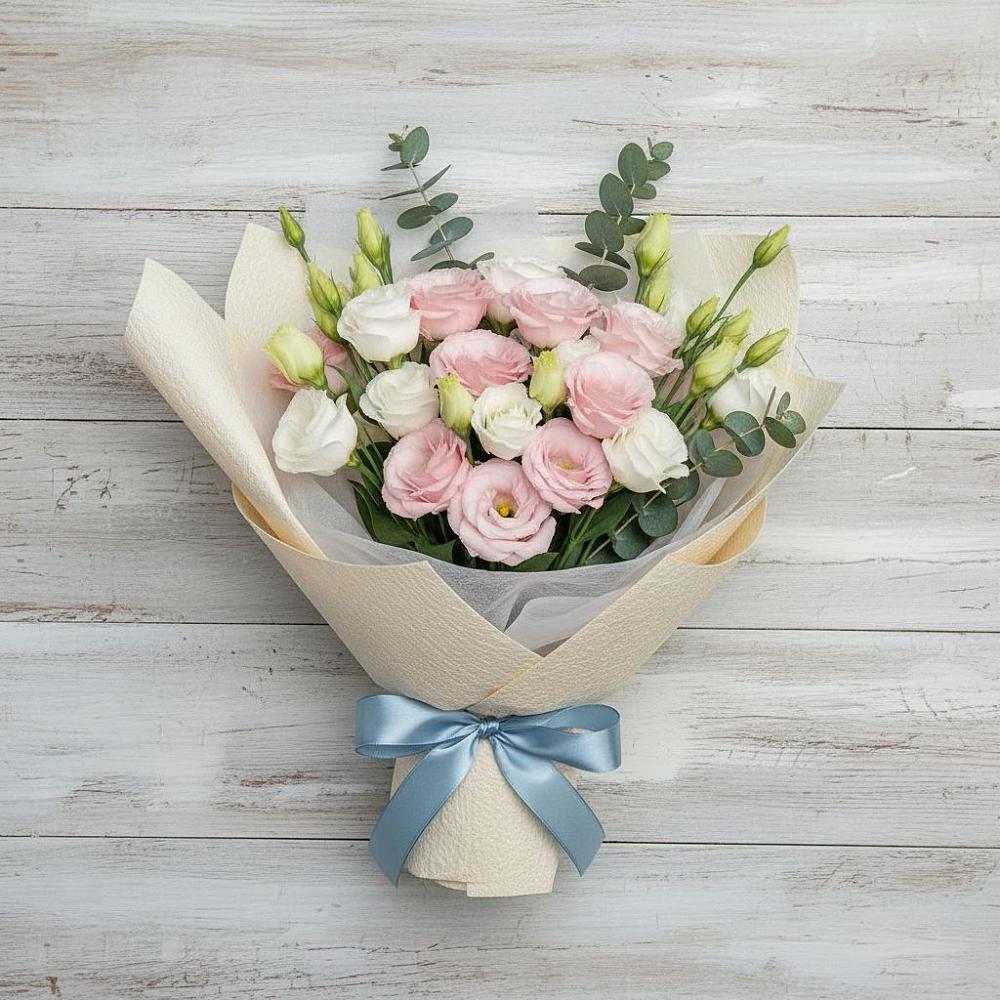 Букет цветов из: Лизиантусы в Сытьково